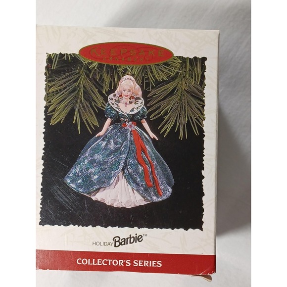 Hallmark Other - Vintage 1995 Hallmark Keepsake Ornament Holiday Barbie Collector Series QX15057